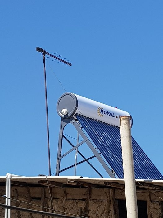 Quyosh suv isitish moslamalarini ustanofka mantaj qilish.