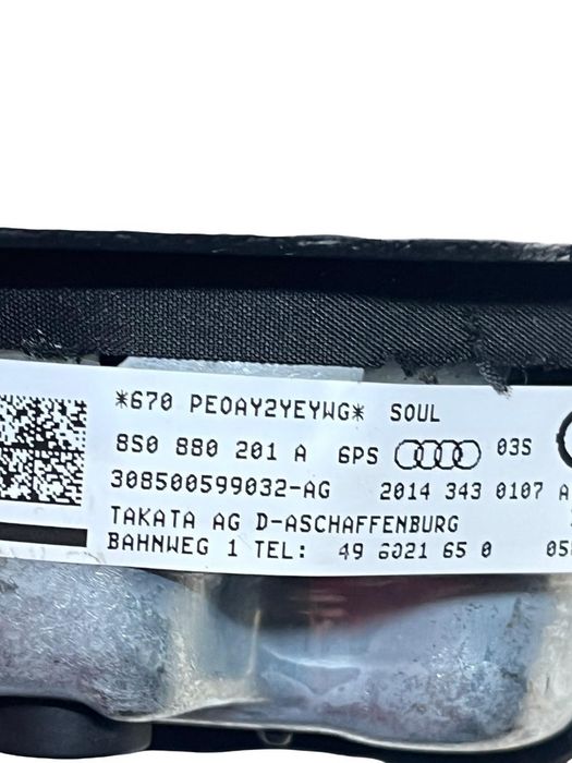 Airbag Volan Audi Tt Iii Coupe Fv3, 8S 2014 -> 8S0880201A
