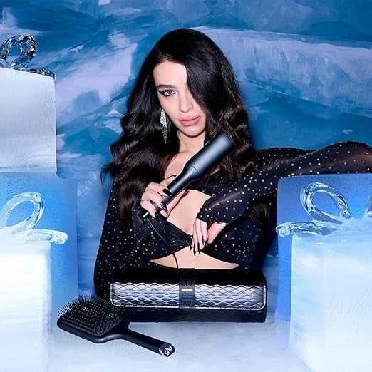 Комплект GHD Styler Max Преса за изправяне Колекция Iced Luxury