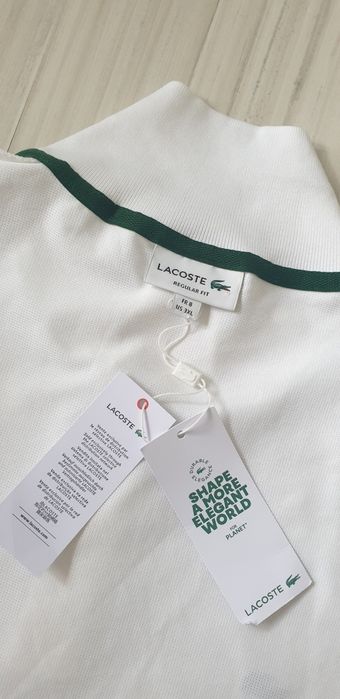 Lacoste Pique Cotton Regular Fit  8 - 3XL  НОВО ОРИГИНАЛ Мъжка Тениска