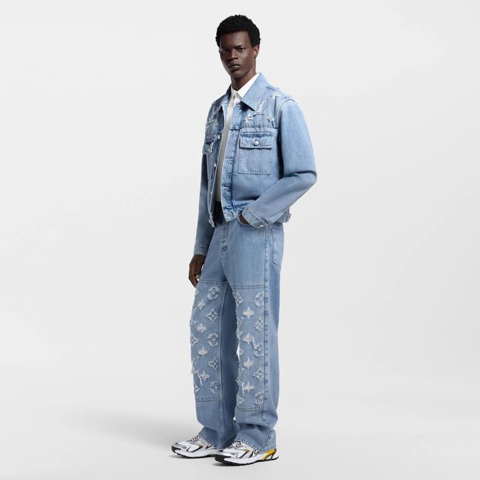 Compleu LV Denim Trucker CA36929 blug+jacheta Louis Vuitton S/M/L