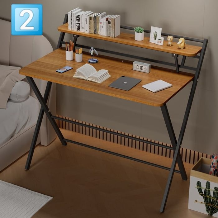 Компьютерный стол с книжной полкой. Стеллажи. Полька.