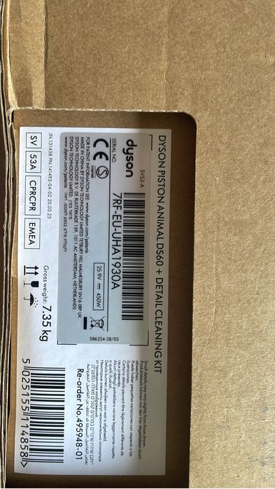 Aspirator dyson v16 nou sigilat + detaling kit