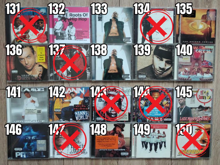 Hip-Hop Rap Music Albums CD's Оригинални Рап Музикални Дискове Хип-Хоп