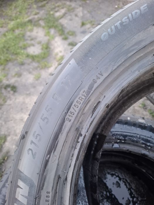 Vand set 4 anvelope 215 55 17 michelin bune de vara dot 2021