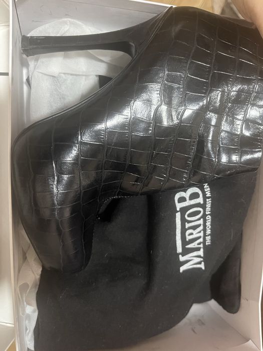 Ботильоны кожаные