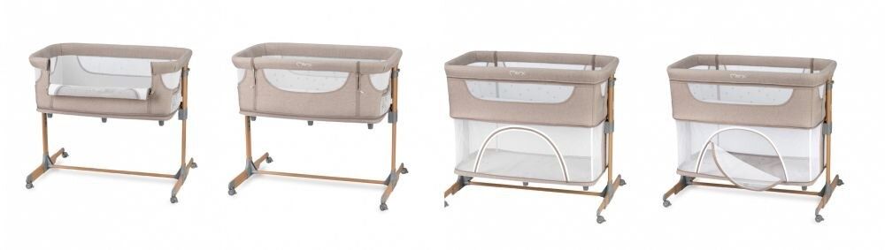 Pat bebe pliabil momi + saltea cocos+ 2 cearceafuri