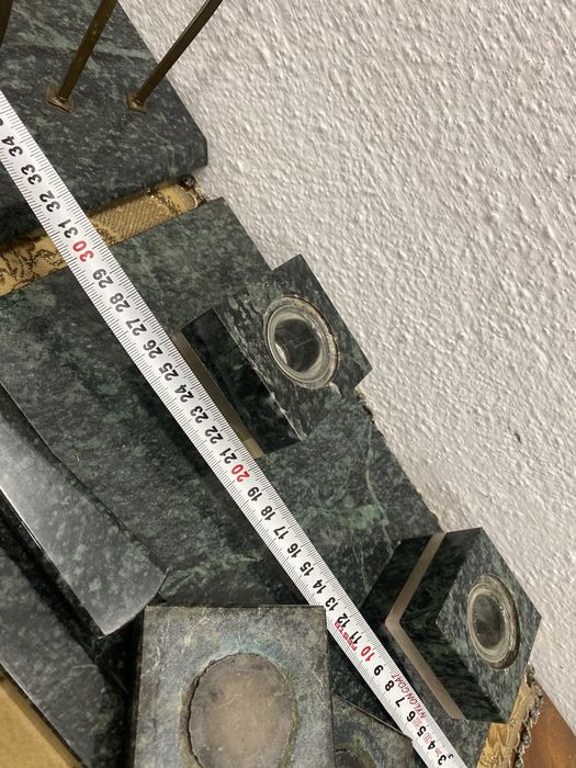 Мраморна мастилница поставка за писма и печати