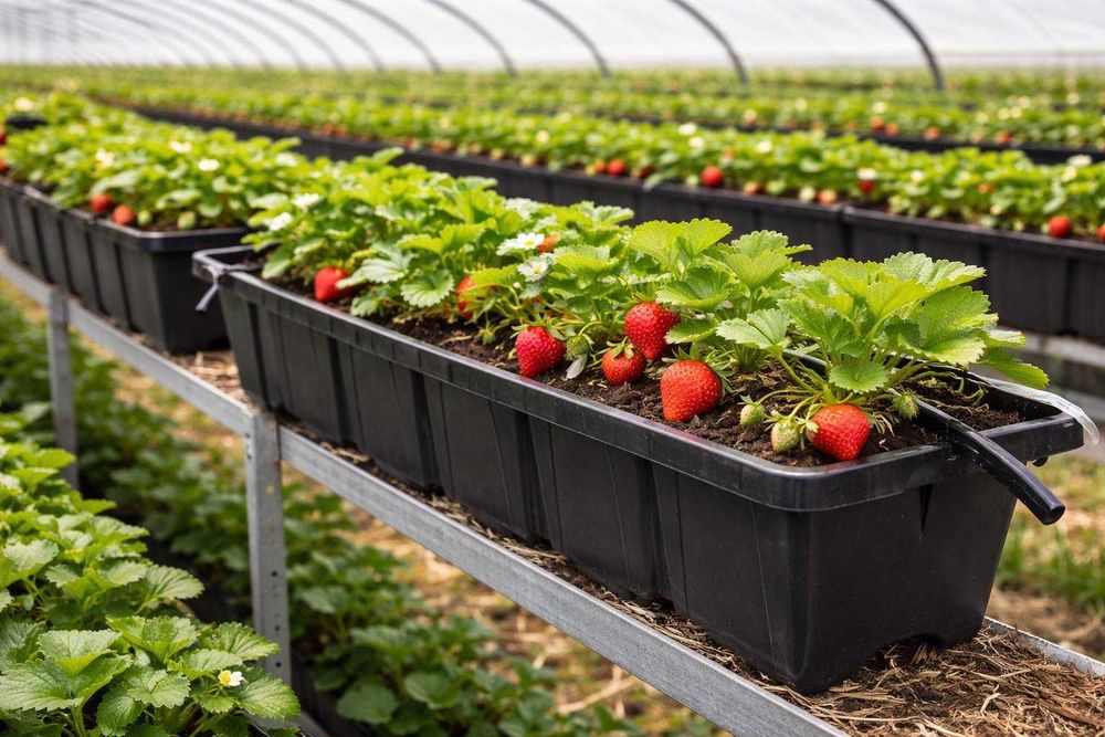 Саксия за ягоди