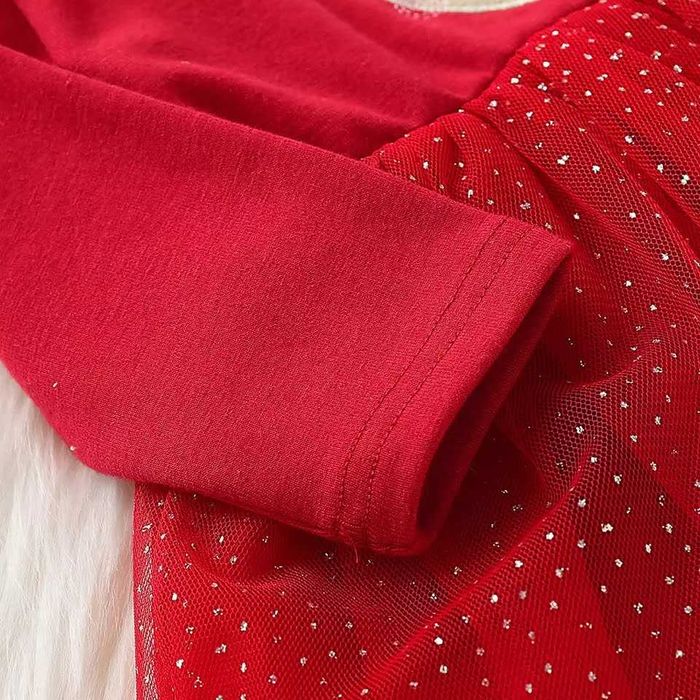 Коледна рокля за момиче за фотосесия и празниците - различни размери