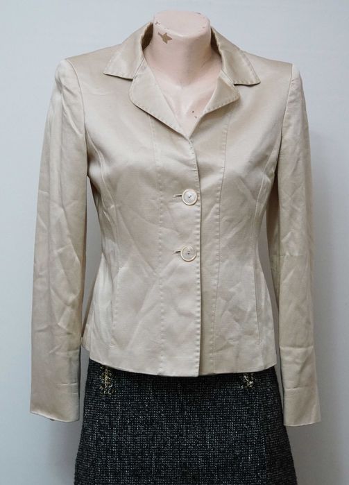 Sacou Max Mara ivory bumbac marimea 40IT