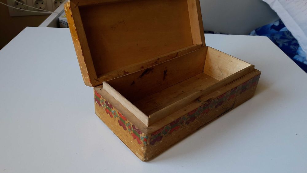 Дървени кутии,ръчна изработка около 1900 г