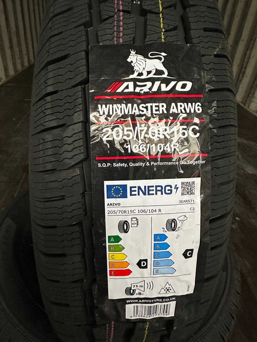 Нови Зимни Бусови Гуми Arivo Winmaster 205/70R15C 106/104R НОВ DOT