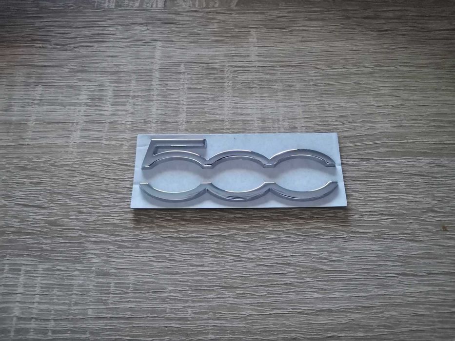 сребриста емблема Фиат Fiat 500