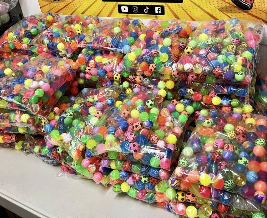 Гумени топчета, подскачащи топчета 32 мм