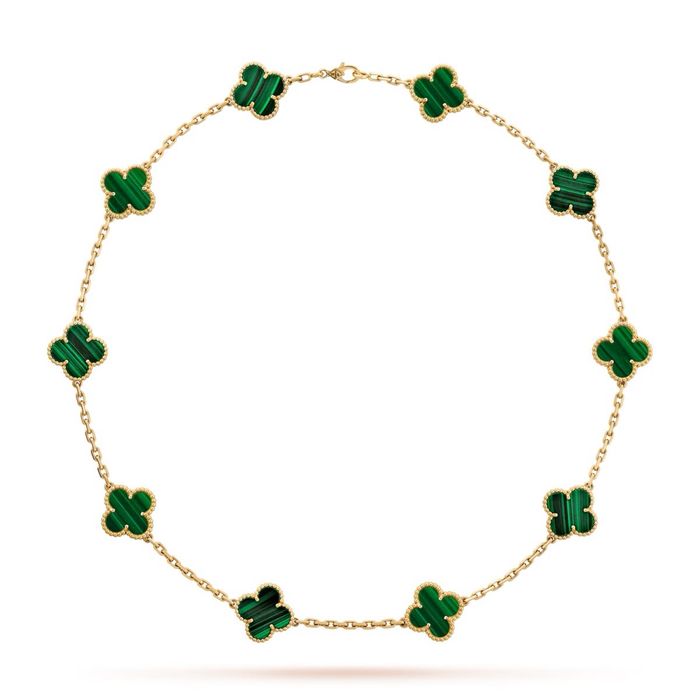 Van Cleef колие 18к позлата / всички разцветки