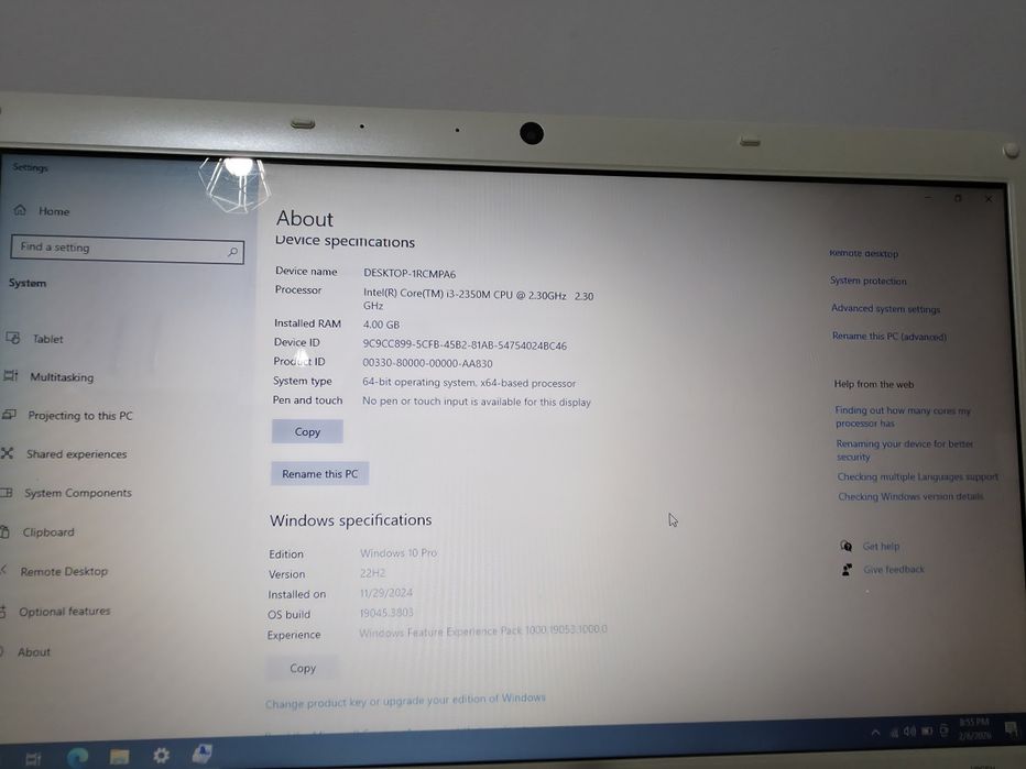Vand laptop sony vaio i3