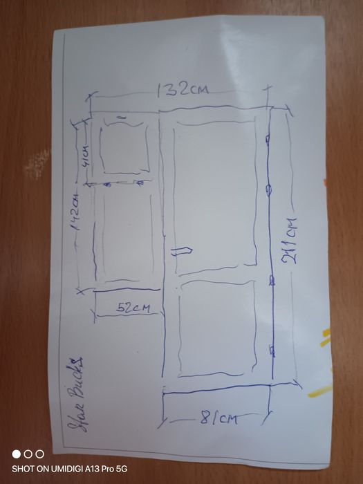 Пластиковый блок для балкона б/у