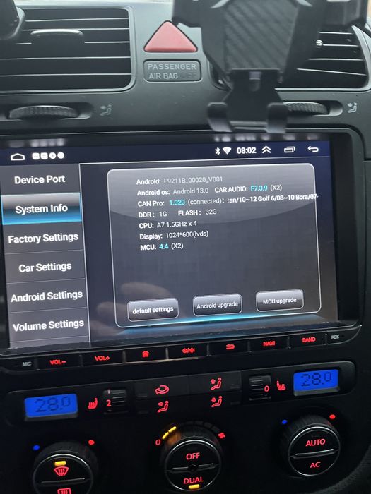 Navigatie android 13 vw