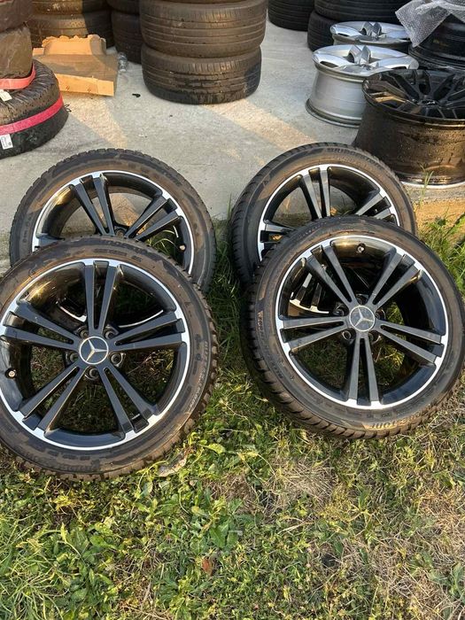 Оригинални джанти с гуми за Мерцедес / Mercedes 5x112 18" A / B / CLA