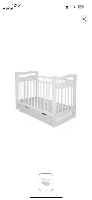 Манеж- кровать б/у