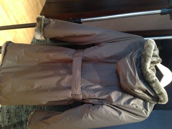 Теплое двухстороннее пальто, размер S