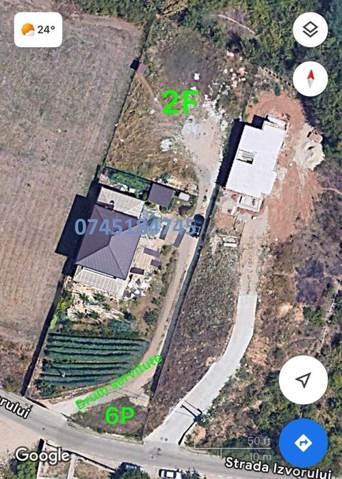 [PROPRIETAR] Teren intravilan 1000mp Turcesti - toate utilitatile, zona de case