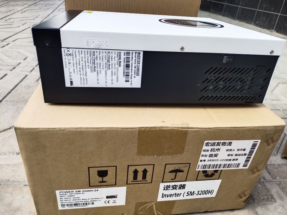 Гибридный солнечный инвертор 3 квт off grid 24 волт