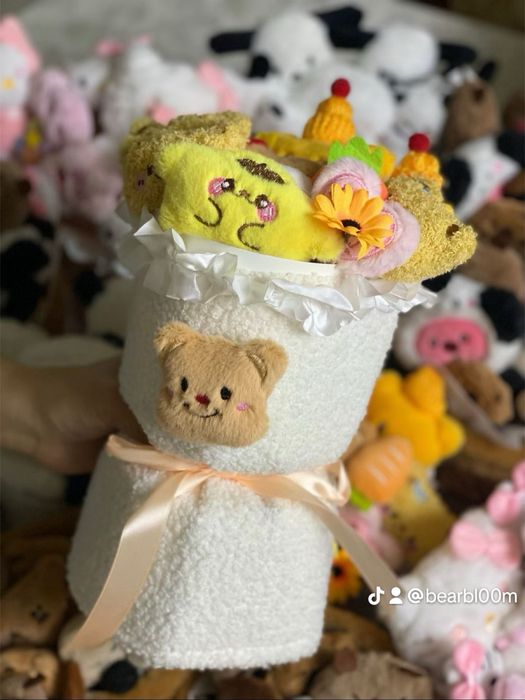 Новый тренд «Плюшевый букет»