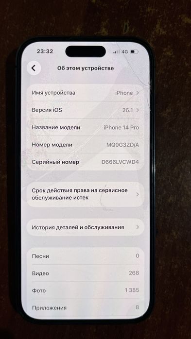 Айфон 14про почти новый