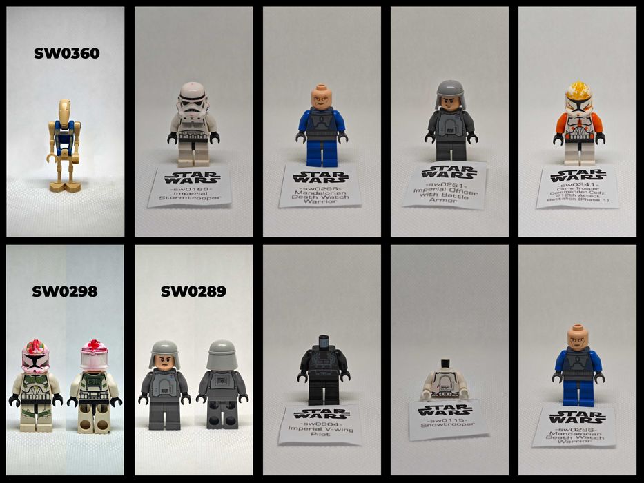 Lot Figurine originale Lego Star Wars