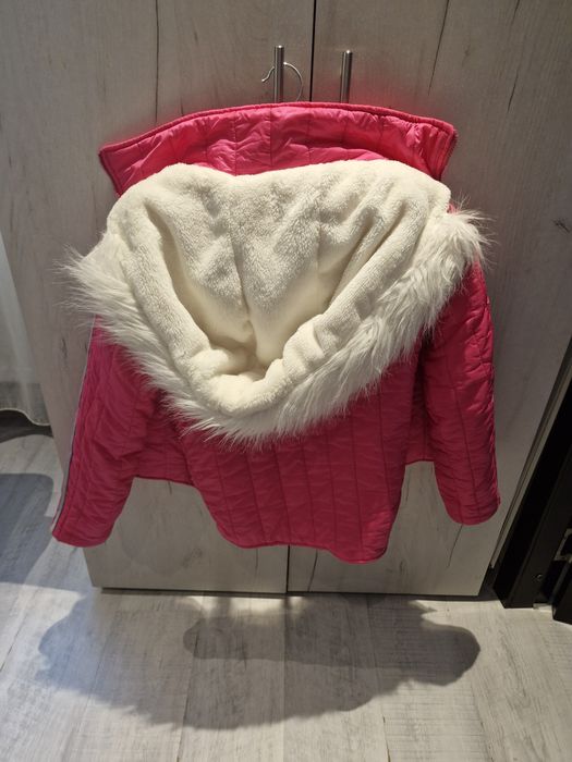 Geaca roz Foggy  superba