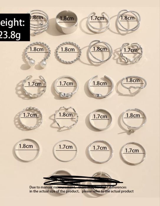 20 колец красивые
