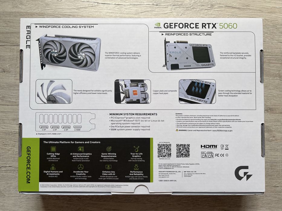 Видеокарта GeForce RTX 5060 8GB