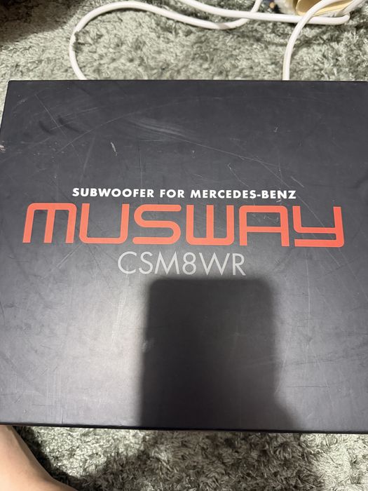 Subwoofer Musway CSM8WR Mercedes C / GLC / E / S Class NOU Plug & Play