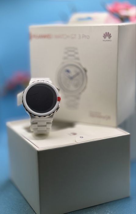 НОВ!!! Дамски смарт часовник Huawei Watch GT3 PRO, 43 mm, Ceramic