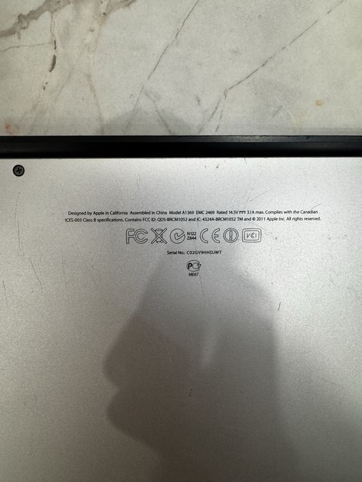 MacBook Air 13 Mid 2011 i5 4GB SSD — Apple
