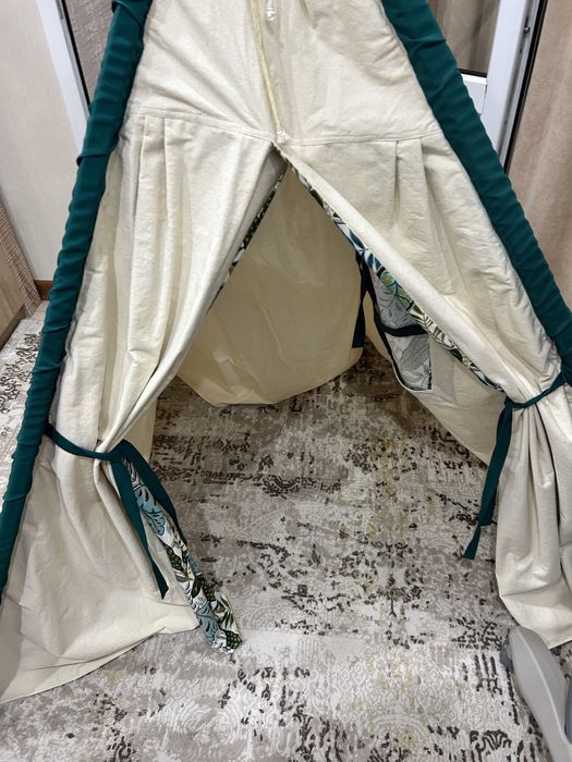 Вигвам палатка детский (лен)