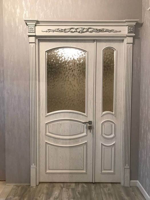 MDF eshiklar  Shpon  va Krashinni turli xil dizayinda