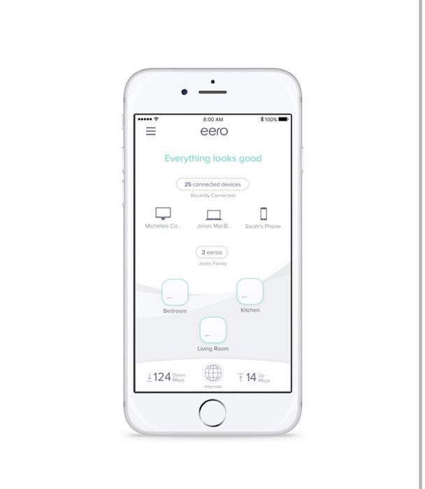 Set Sistem Wi-Fi mesh Amazon eero Pro