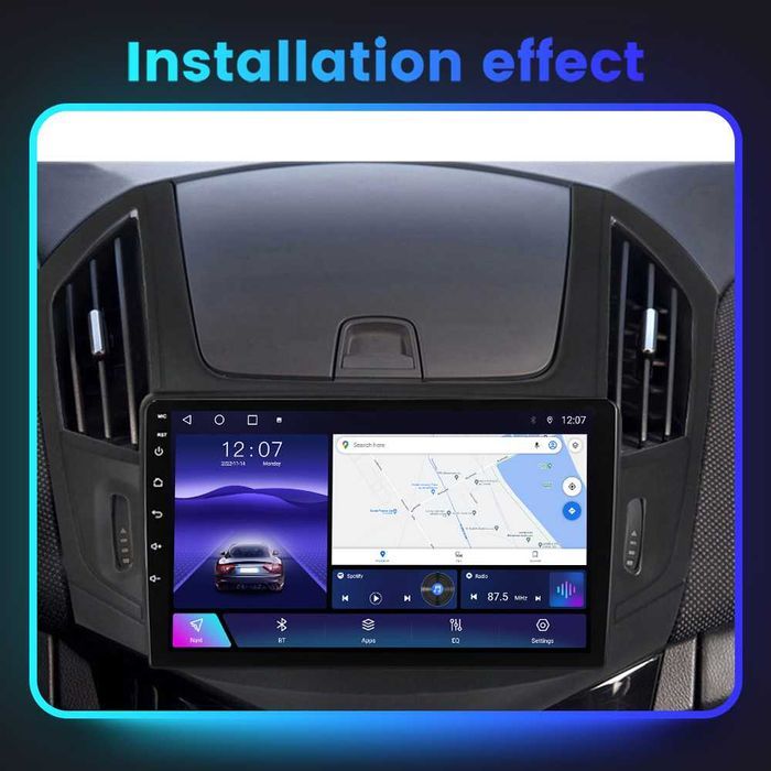 Navigatie Android 14 Chevrolet Cruze 2013 2015 4Gb Waze CarPlay CAMERA