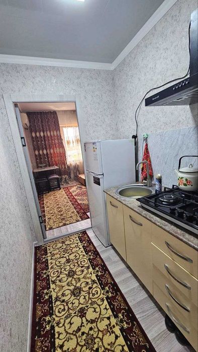 Квартира  1 / 4 / 4 комнат. Евро. Мебель+Техника. Ор. Метро. Чиланзар