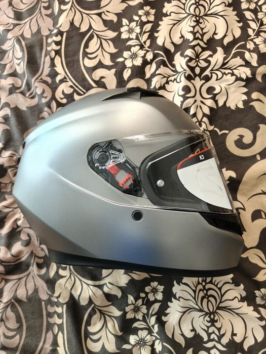 Каската за мотор AGV K3 Solid Matt Rodio Grey