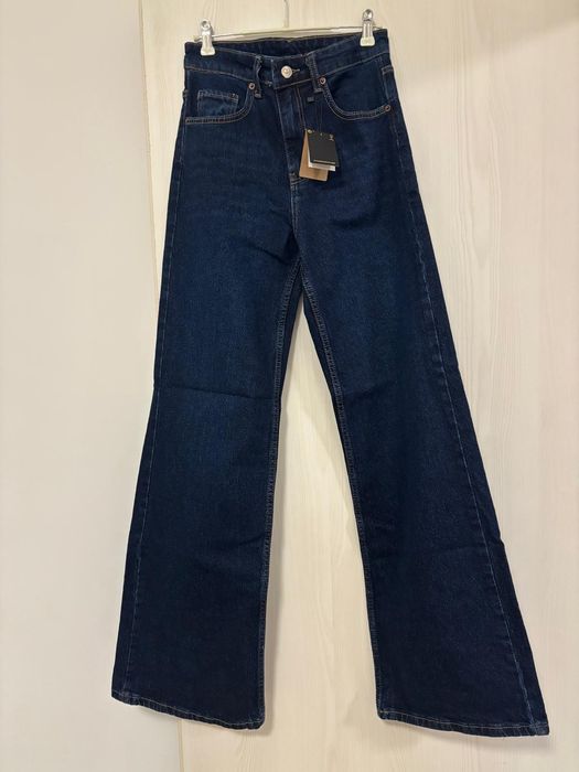 Blugi wide leg - Massimo Dutti - XS/34 - noi, cu eticheta