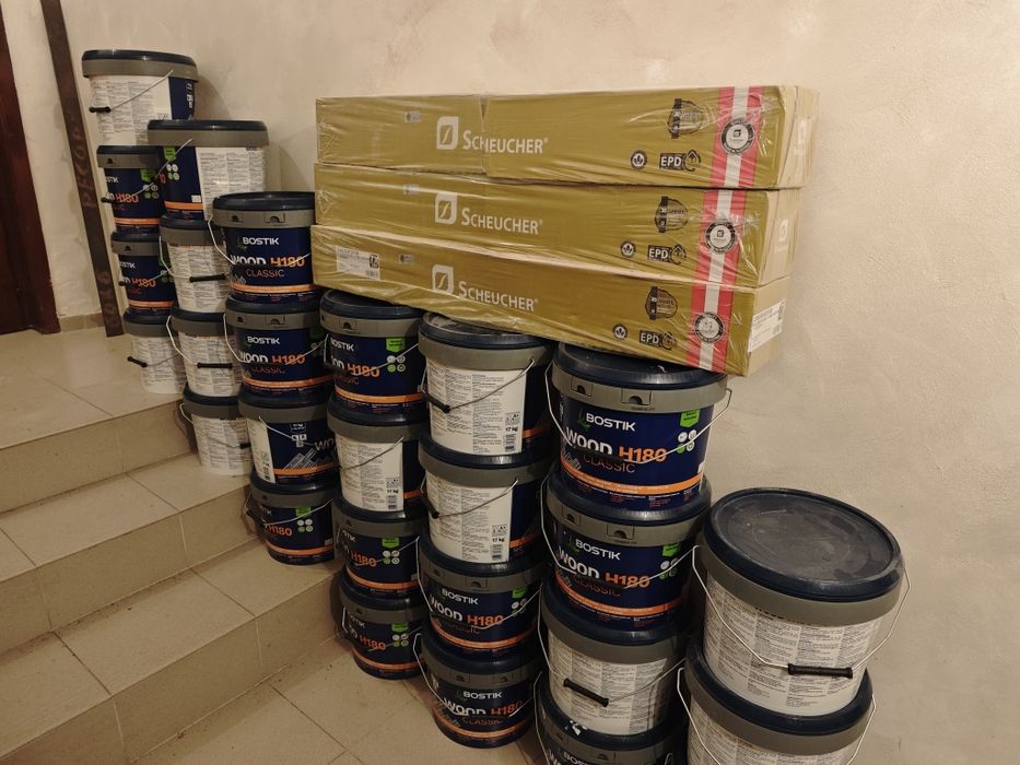 Висок клас лепило за паркет и ламинат Bostik H180 Classic 17kg