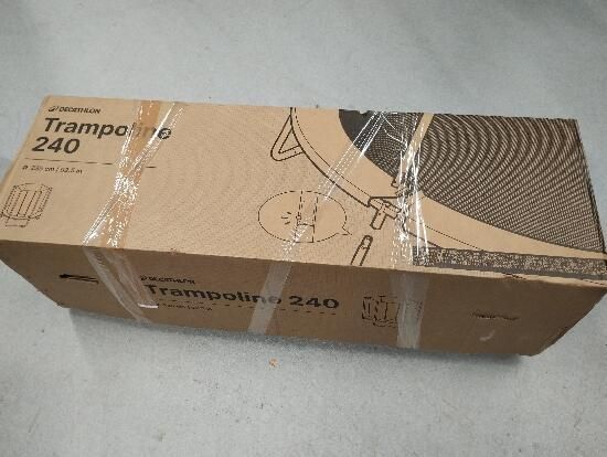 Trambulină rotundă cu plasă de protecție, - produs resigilat Decathlon