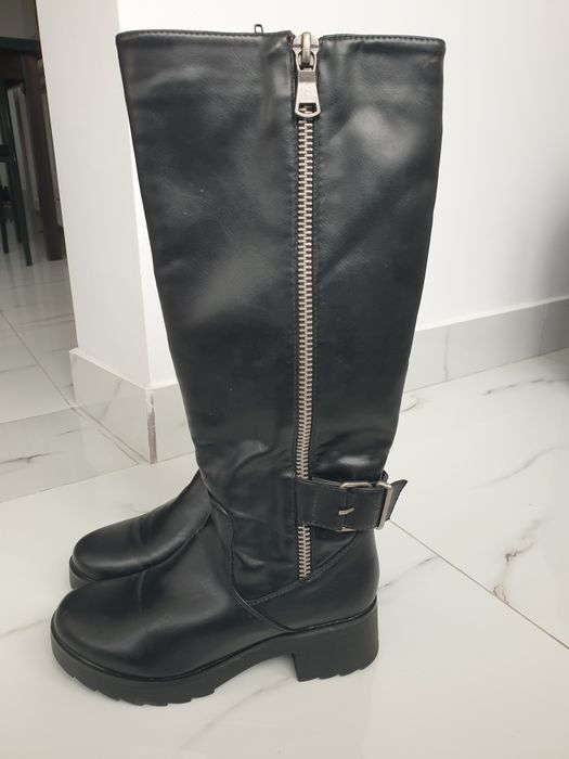 Cizme About you piele naturala