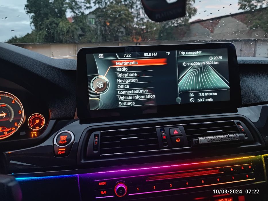 Android BMW F10 12.3" Snapdragon ID9 Carplay Androidauto