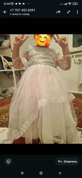 Белый платья для девочки