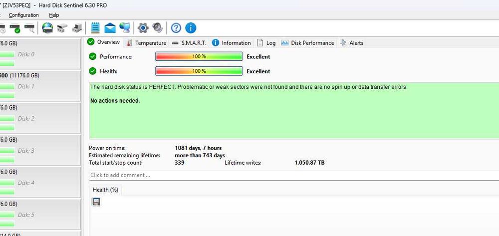 13x HDD 12TB SATA Enterprise Seagate WD HGST 100% - Test suprafata